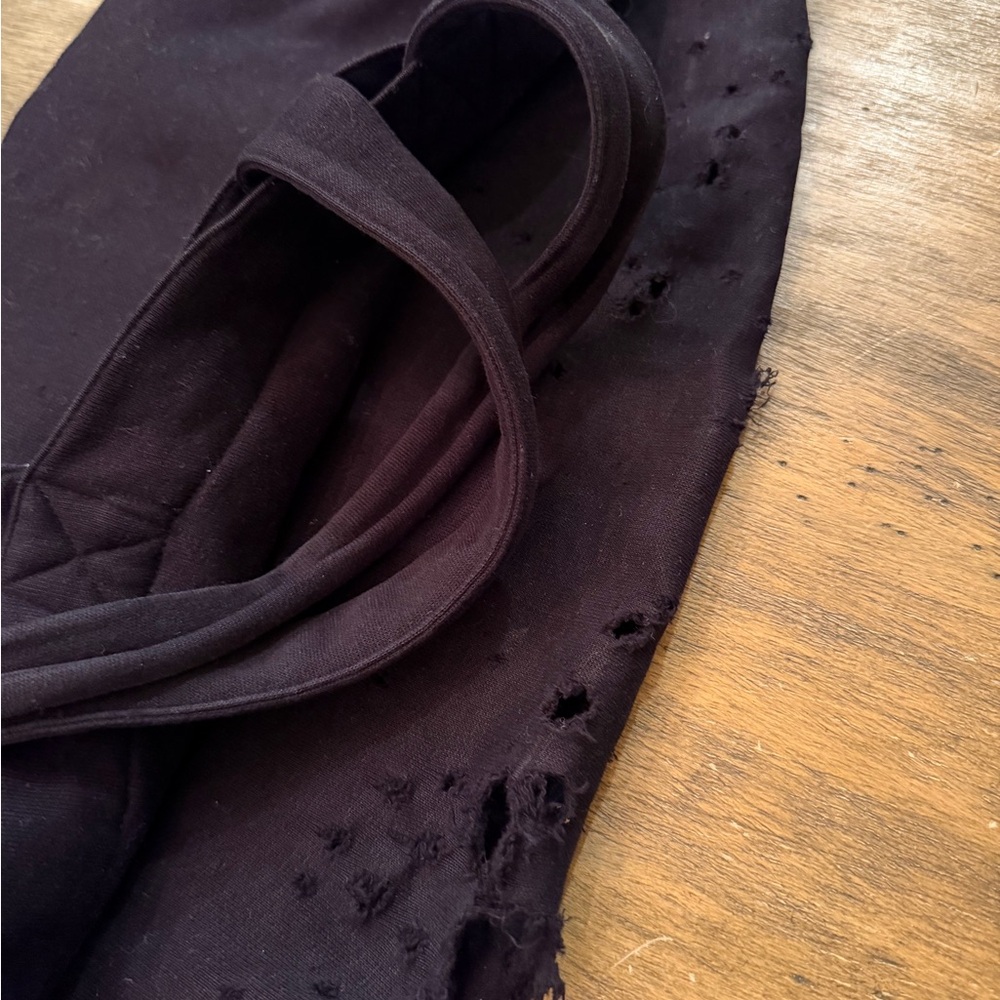 Saint Laurent Classic Black Tote Fleece FAIR HOLES - Picture 12 of 12